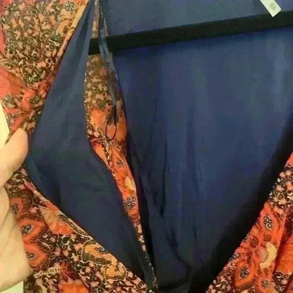 Free People Teegan Mini Dress in Peach Combo, size XS - Picture 14 of 16